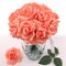 Box of 50: Peach Rose Picks, Silk Blooms, Floral Picks (8"L X 3"W), Floral Home by Artificial Flowers